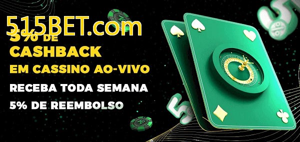 Promoções do cassino ao Vivo 515BET.com